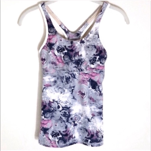 lululemon athletica Tops - SOLD!!! Lululemon floral watercolor tank